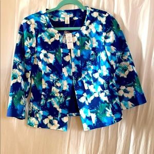 White House Black Market Structured 3/4 SL Jacket